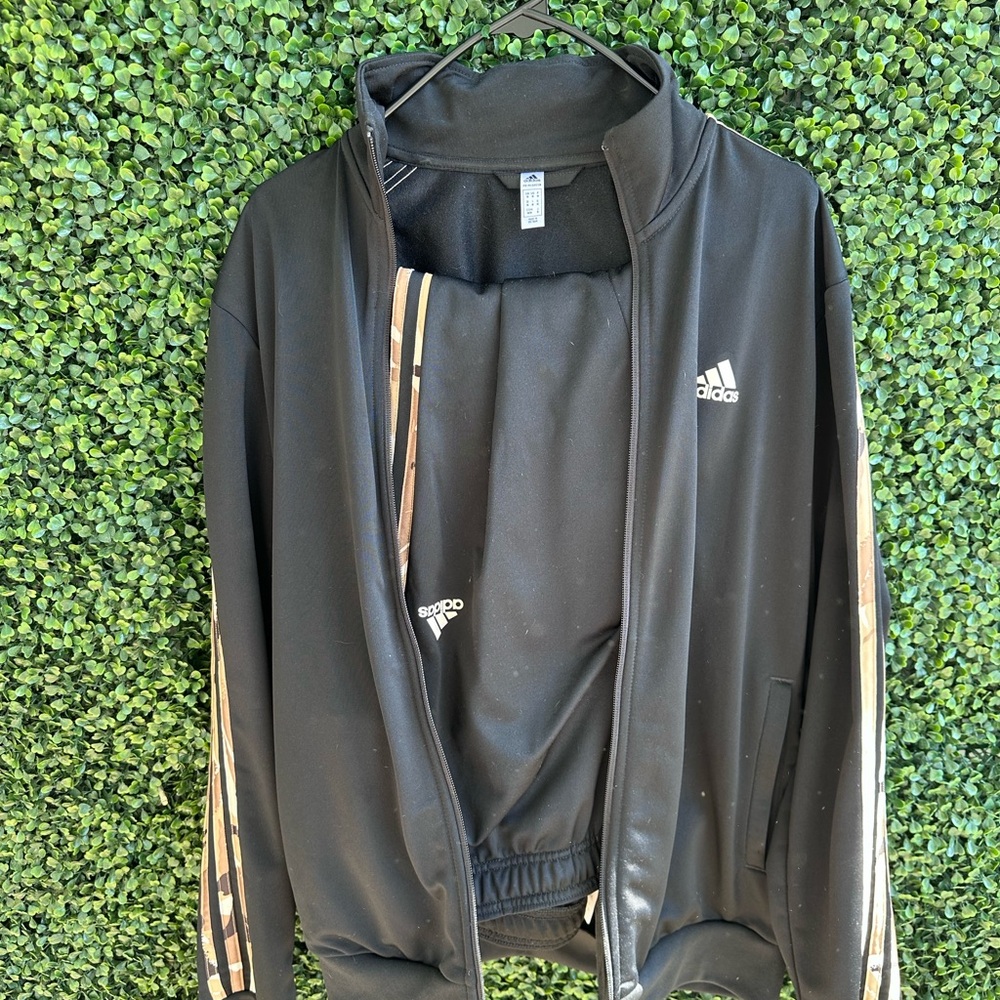 Adidas Black Men's Jacket/Pants Track Suit